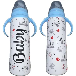 Steamboat Willie 8oz Stainless Steel Bottle
