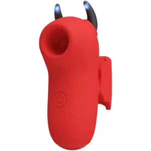Stimulator clitoris PRETTY LOVE Magic Devil. în formă de drăcușor. funcție de electroșoc. 10 funcții de tapping. culoare roșu