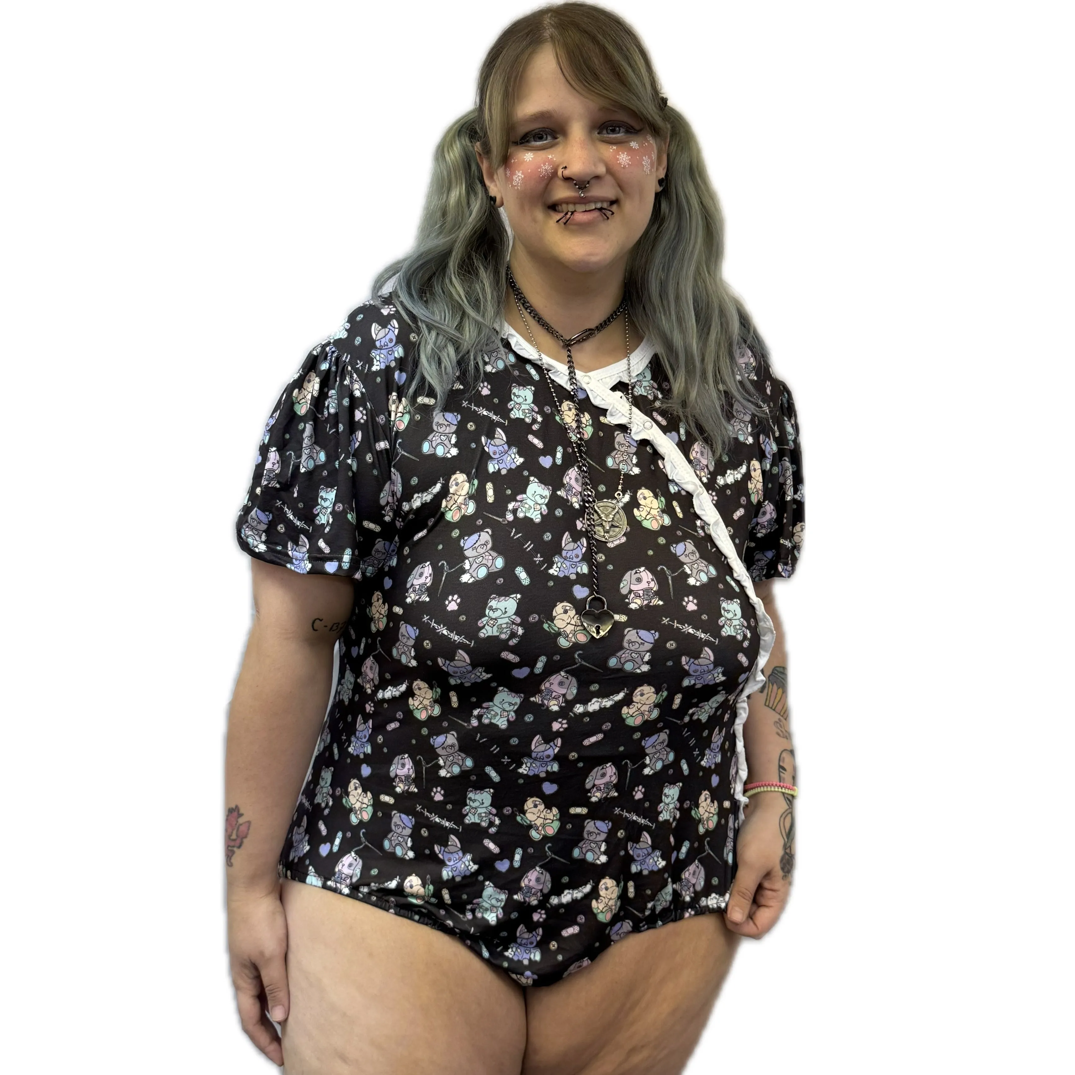 Stitched Up Stuffies Side Snap Bodysuit