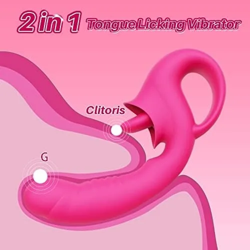 SultryLeg - Clitoral Licking G Spot Vibrator & Realistic Dildo
