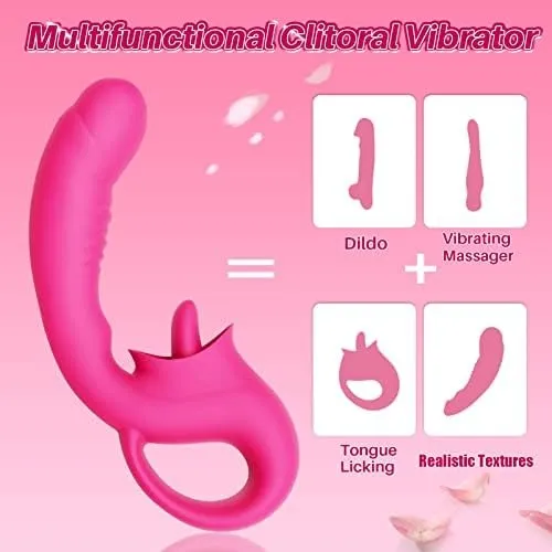 SultryLeg - Clitoral Licking G Spot Vibrator & Realistic Dildo
