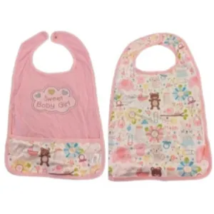 Sweet Baby Girl Double Sided Adult Bib