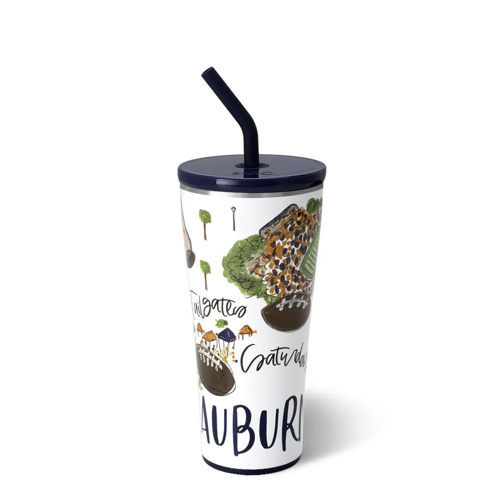 Swig Life Happy By Rachel Saturdays and Tailgates 32oz Tumbler