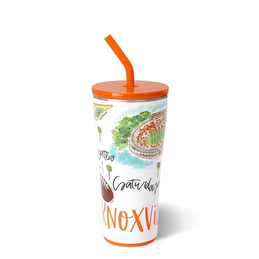 Swig Life Happy By Rachel Saturdays and Tailgates 32oz Tumbler