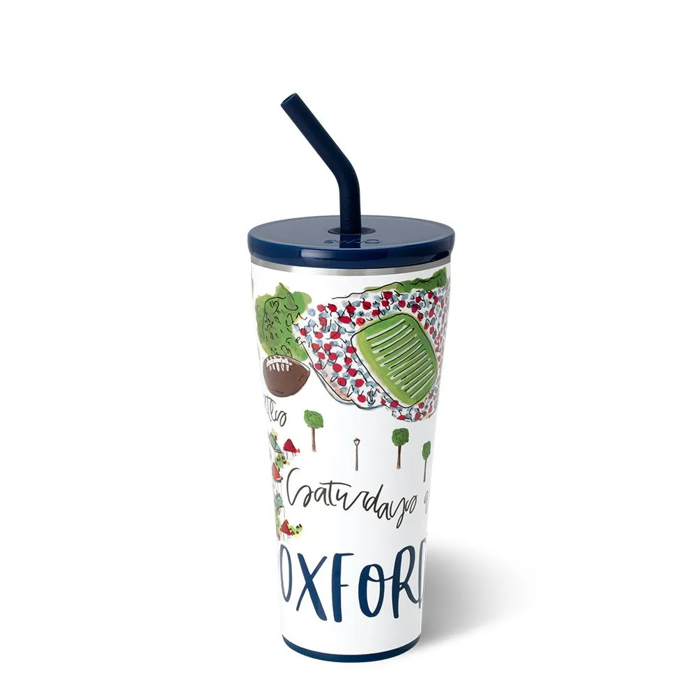 Swig Life Happy By Rachel Saturdays and Tailgates 32oz Tumbler