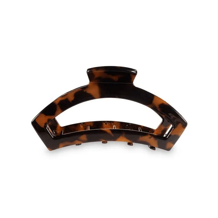 Teleties Open Tortoise Medium Hair Clip