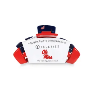 Teleties University of Mississippi Medium Hair Clip