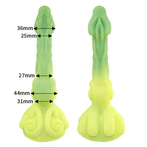 Tomax - Wind Dragon Aero Green Regular Dildo 8.6 (Green)