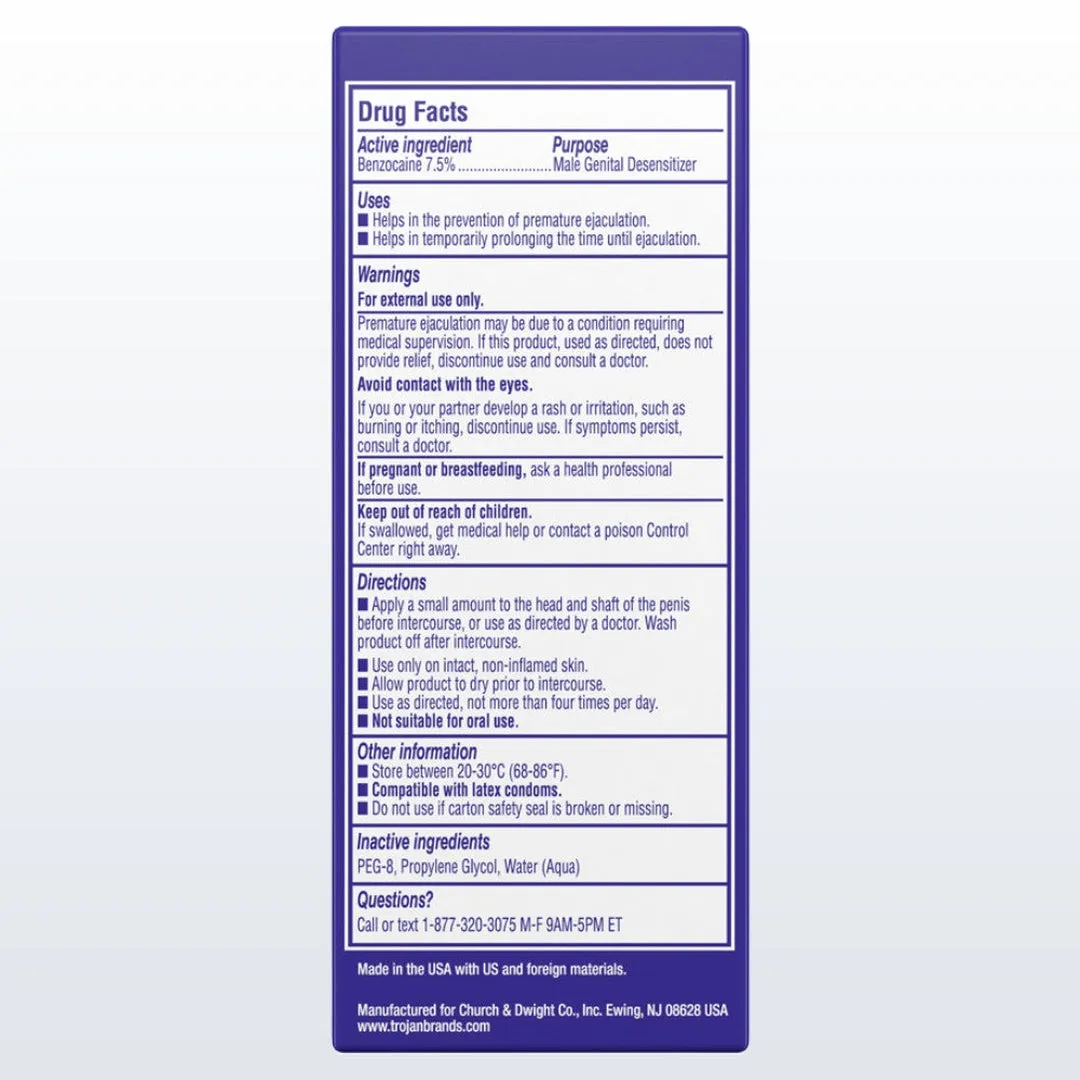 Trojan Extended Pleasure Delay Spray | 2oz