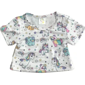 Unicorn Animals White Stuffie Shirt