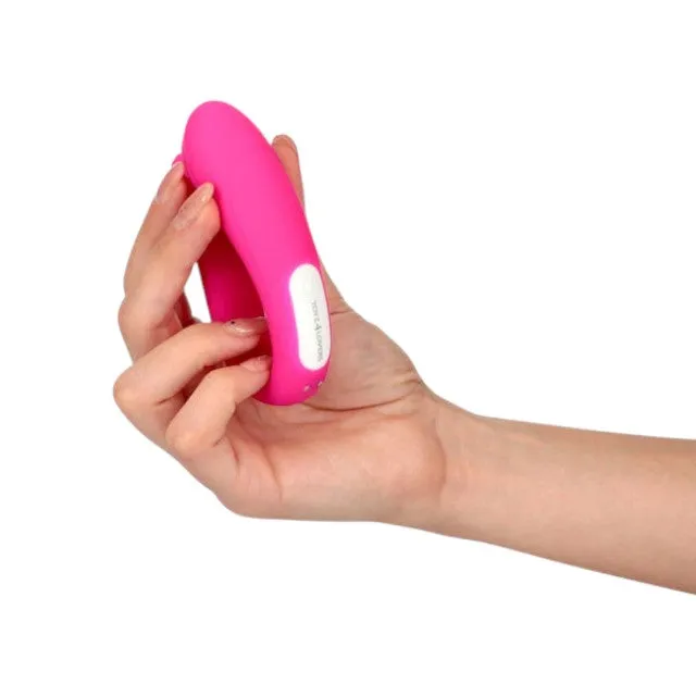 Vibrator dublu TOYZ4LOVERS Elys Be Amazed. control prin telecomandă. 9 funcții de vibrație. rezistent la apă. roz