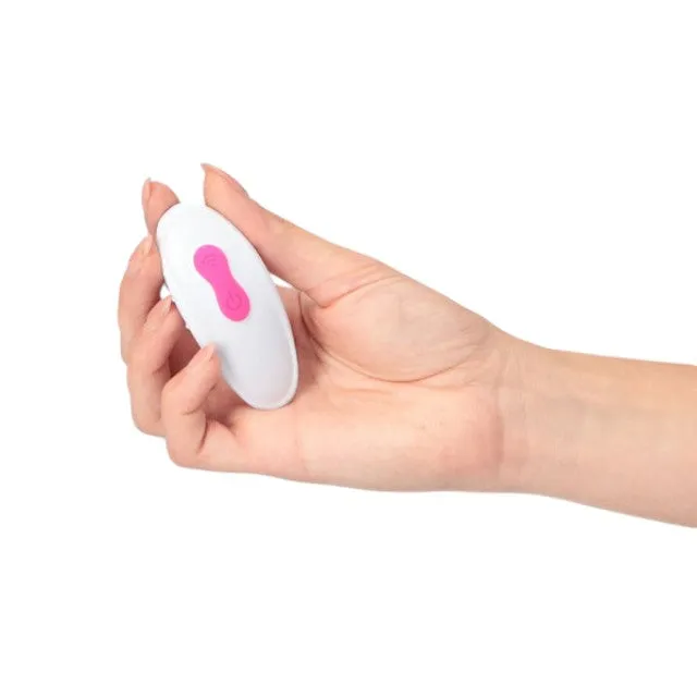 Vibrator dublu TOYZ4LOVERS Elys Be Amazed. control prin telecomandă. 9 funcții de vibrație. rezistent la apă. roz