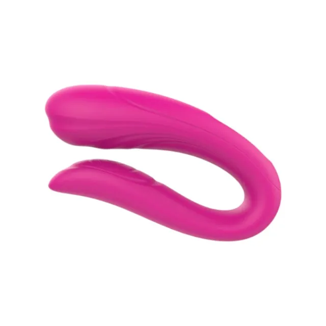 Vibrator dublu TOYZ4LOVERS Elys Be Amazed. control prin telecomandă. 9 funcții de vibrație. rezistent la apă. roz