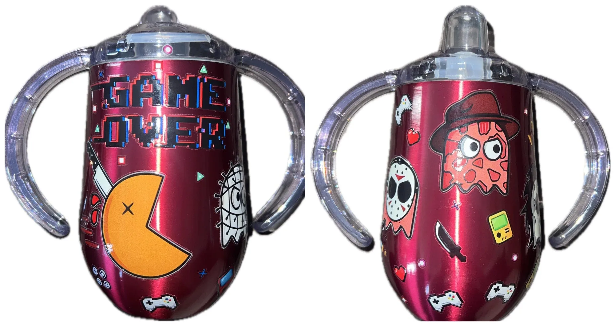 Video Game 10oz Stainless Steel Sippy Cup