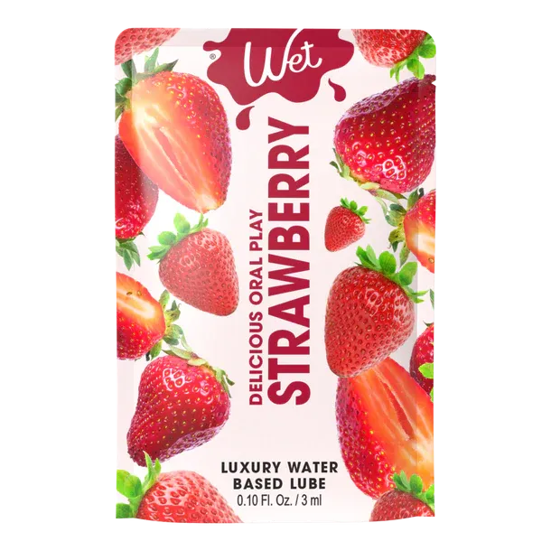 Wet Strawberry Water Based Lubricant by Wet International