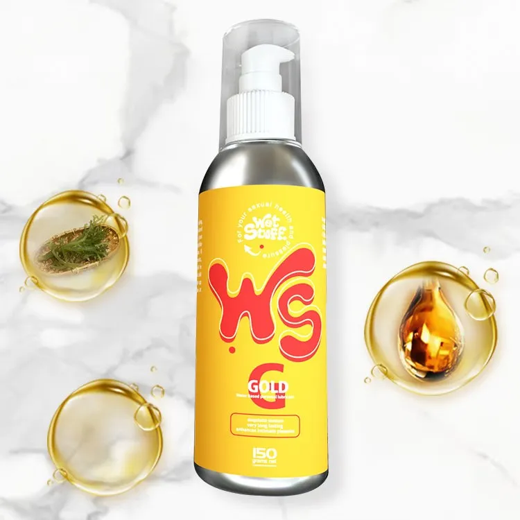 Wet Stuff Gold No-Rinse Water-Based Lubricant 150g