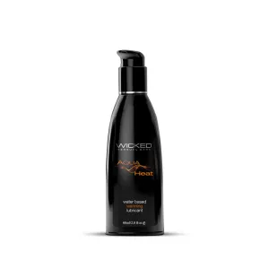 Wicked Aqua Heat Water Based Warming Lubricant 4 oz.