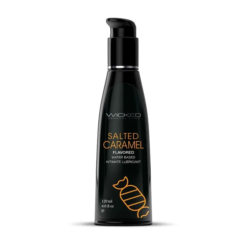 Wicked Aqua Salted Caramel Flavored Lubricant