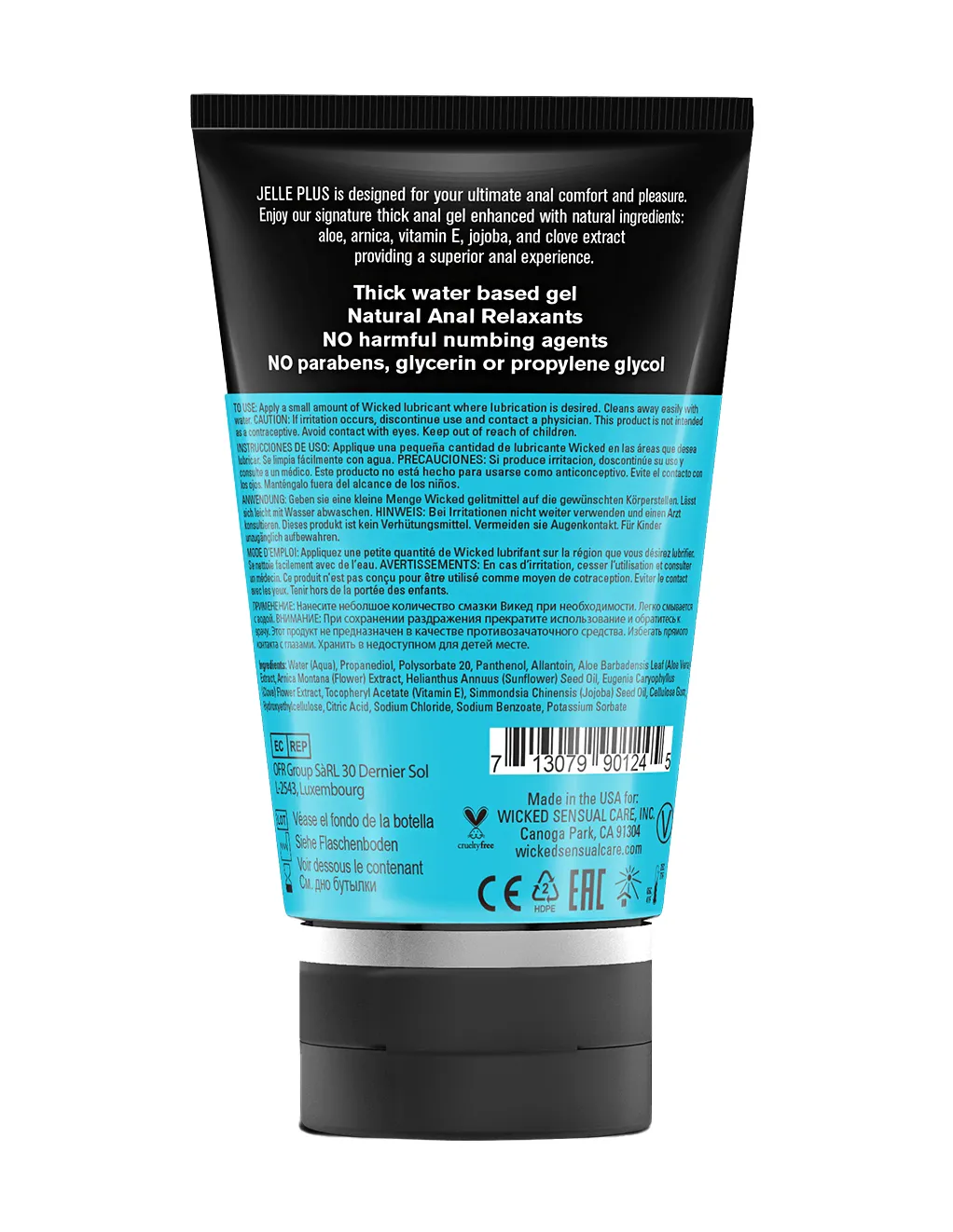 Wicked Jelle Plus Relaxing Anal Lubricant