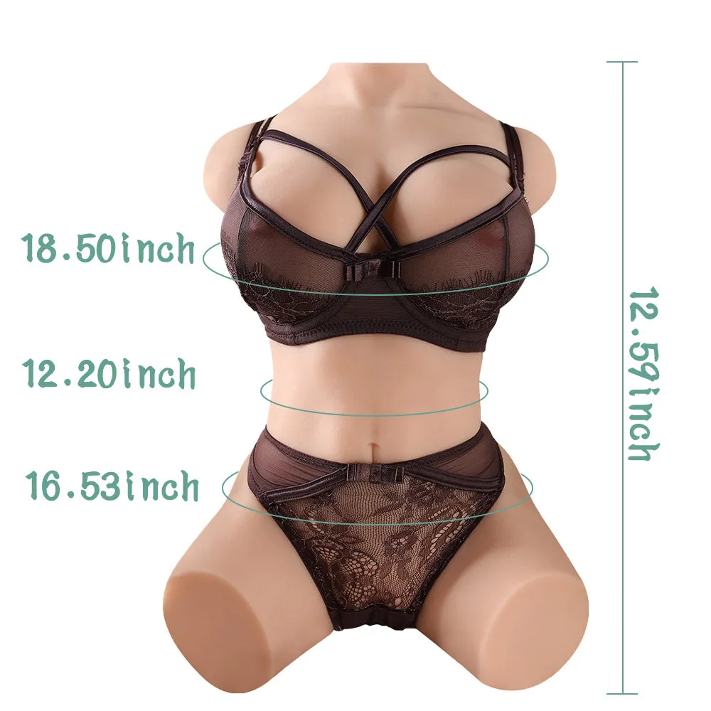 Zelda(For EU Customers): 7.16lb Mini Cute Torso Sex Doll
