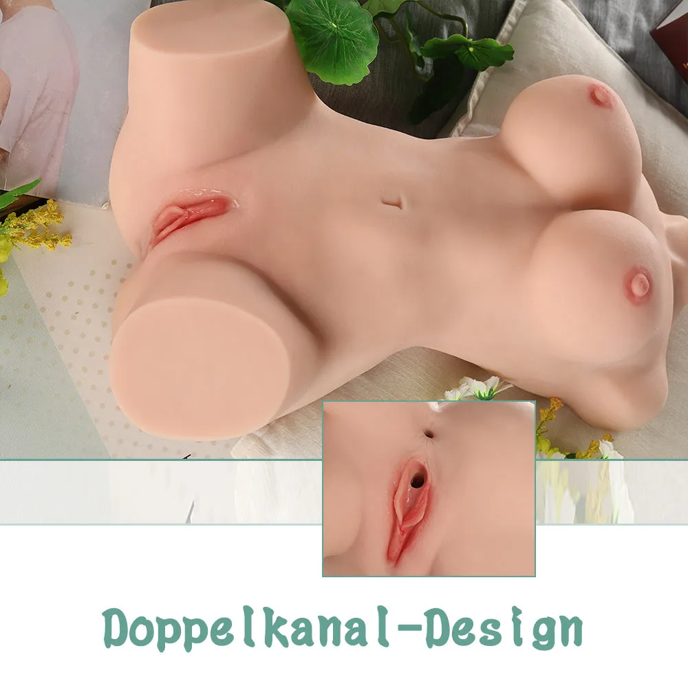 Zelda(For EU Customers): 7.16lb Mini Cute Torso Sex Doll