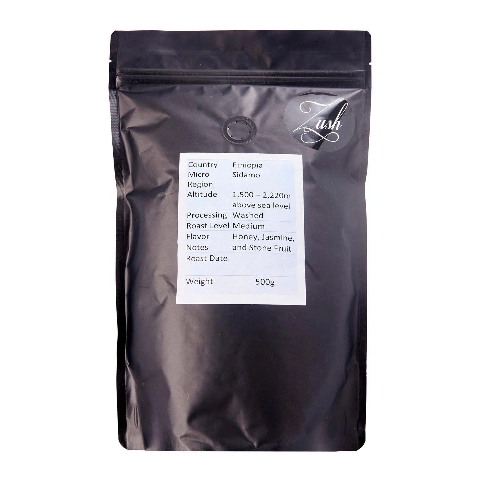 ZUSH Coffee - Specialty Coffee Beans . 100% Arabica. Batch Roasted. Ethiopia SIDAMO